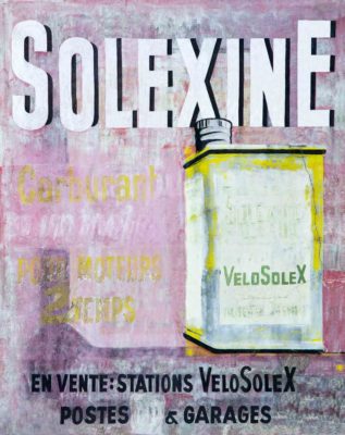 Vieille publicité murale peinte SOLEXINE - Neyron-01